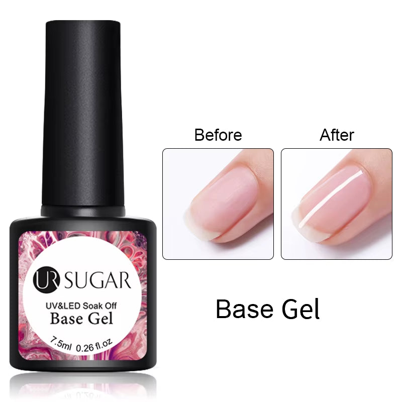 7Ml Champagne Gold Sequins Gel Nail Polish Bright Sparkling Glitter French Semi Permanent Nail Painting UV Gel